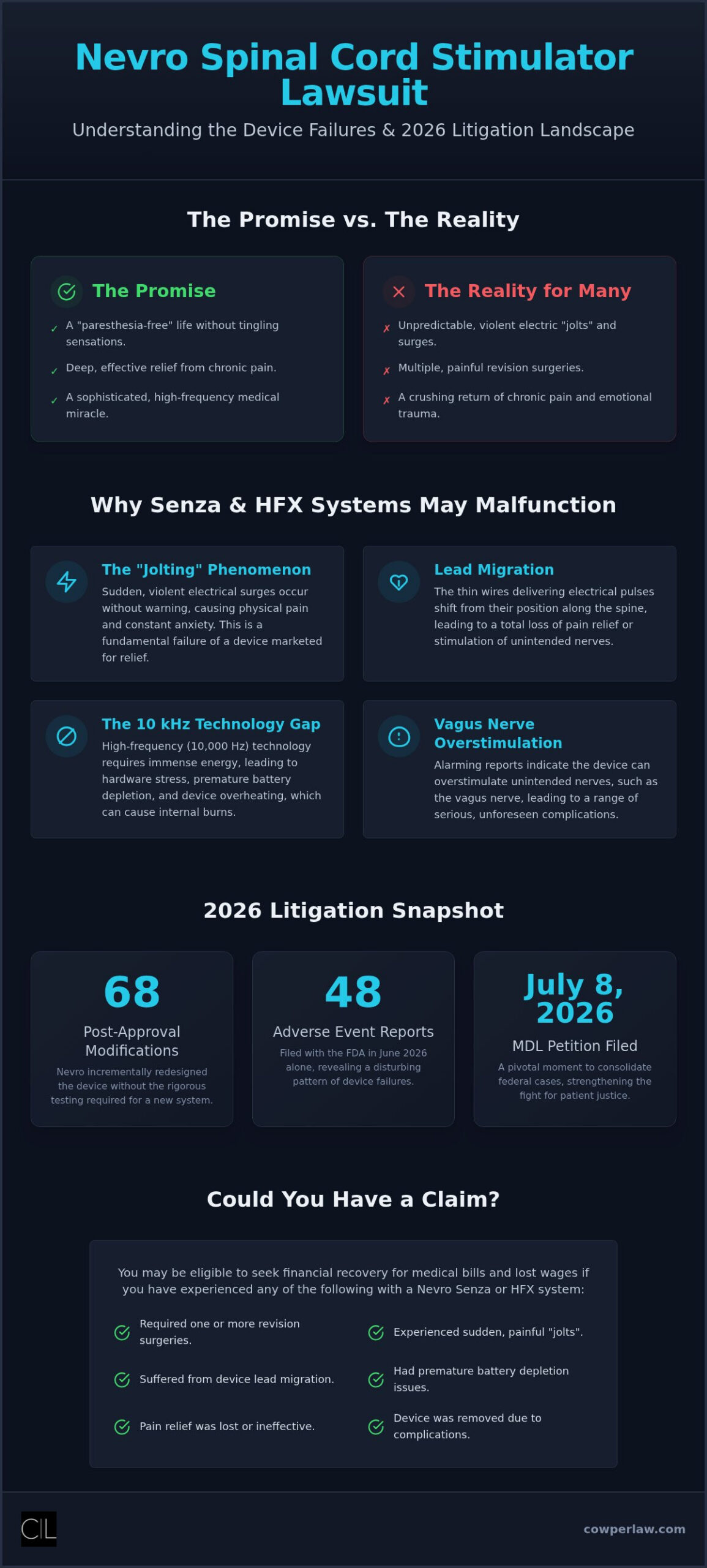 Nevro Spinal Cord Stimulator Lawsuit: 2026 Litigation Trends and Patient Rights