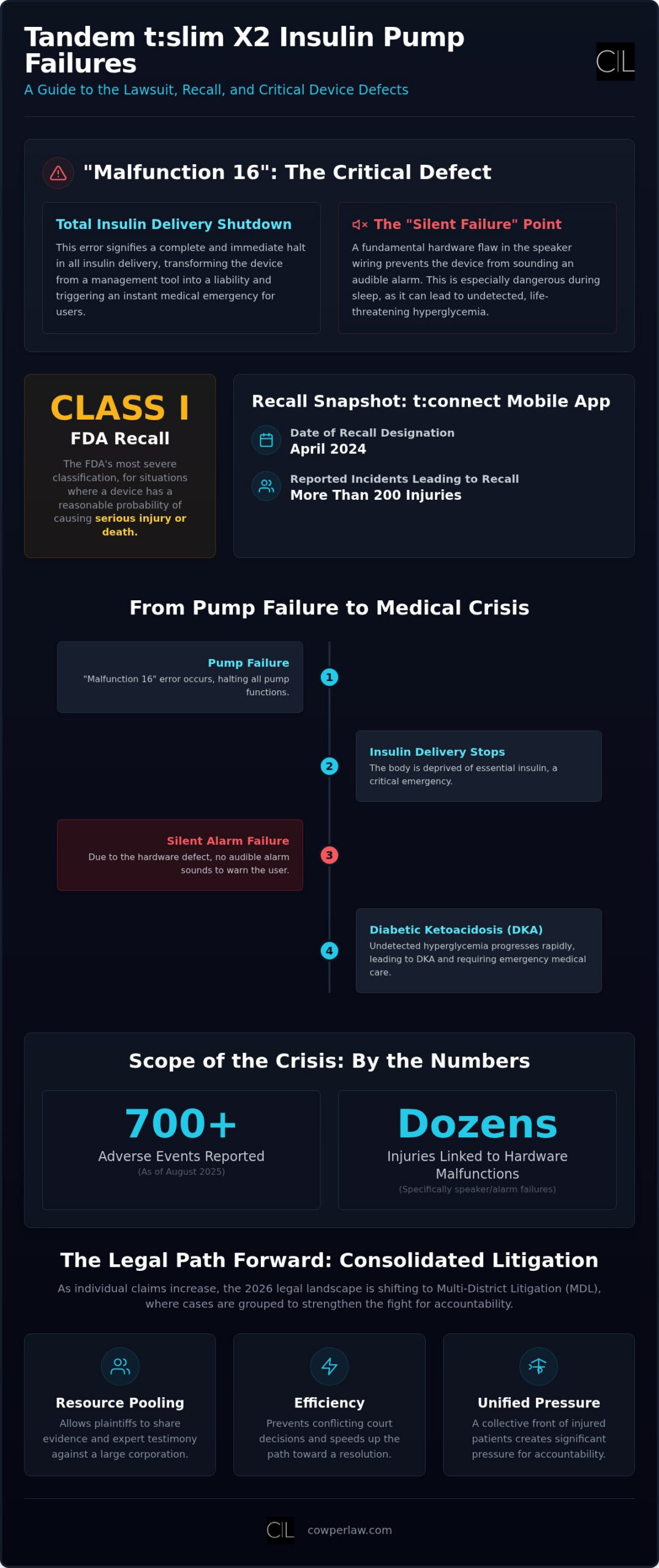 Tandem t:slim X2 Insulin Pump Lawsuit: 2026 Trend Analysis and Legal Outlook