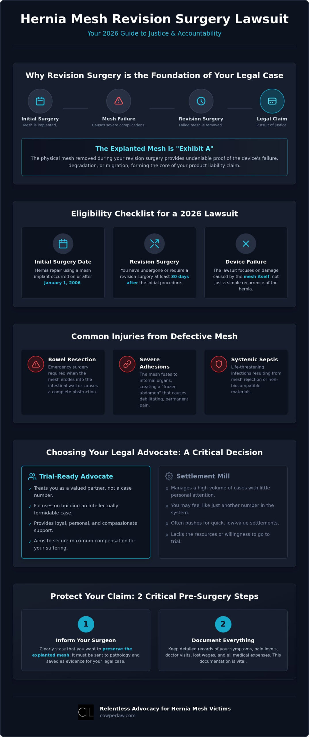 Hernia Mesh Revision Lawsuit: 2026 Legal Guide